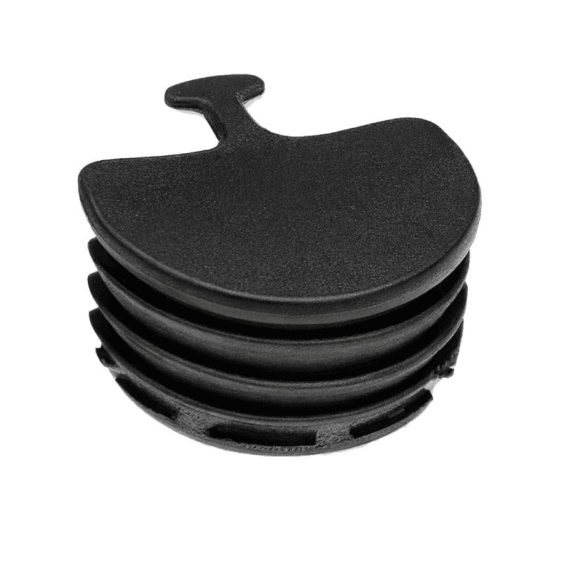 EMBOUT POTEAU CRÉMAILLÈRE 49 MM – POUR TUBE CARRÉ PEBD NOIR