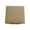 EMBOUT PATIN FIN POUR TUBE CARRÉ 40X40 BEIGE GRIS RAL 1019 – PEBD