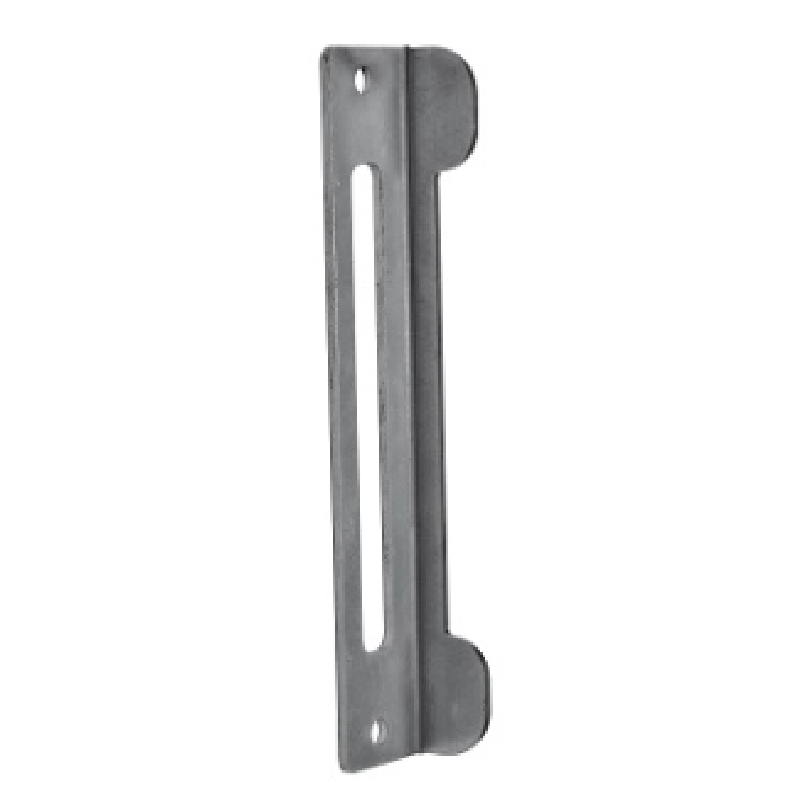 Gâche de réception acier galvanisé 220x40 mm pour serrure