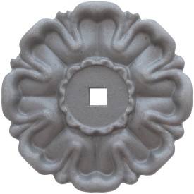 Rosace en fer forgé à chaud diamètre 60 mm pour décoration métallique