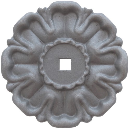Rosace en fer forgé à chaud diamètre 60 mm pour décoration métallique