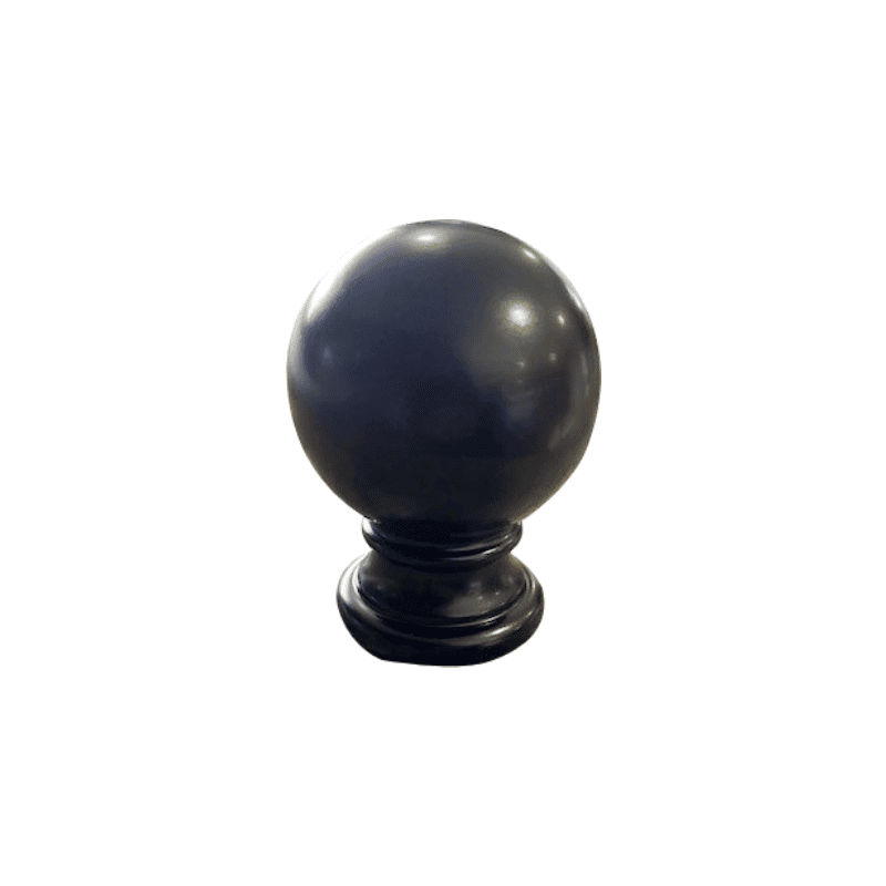 Sphère creuse acier thermolaqué noir mat RAL9005 Ø70 ou Ø90 mm taraudée