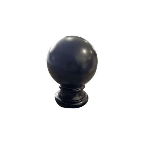 Sphère creuse acier thermolaqué noir mat RAL9005 Ø70 ou Ø90 mm taraudée