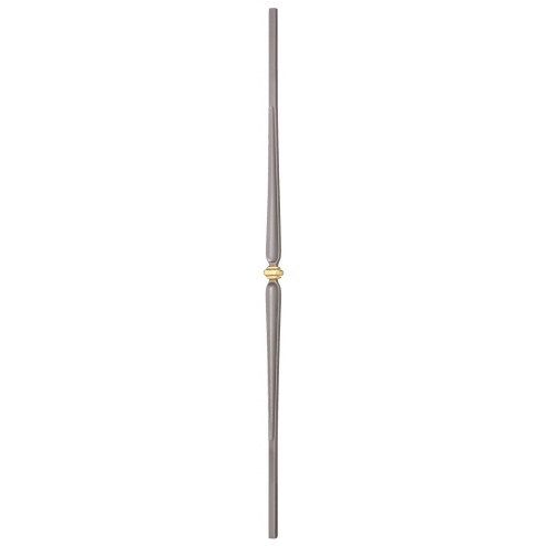 Barreau escalier laiton poli 1070 mm en acier forgé intérieur