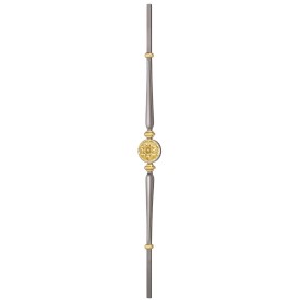 Barreau laiton poli 1070 mm acier forgé pour intérieur