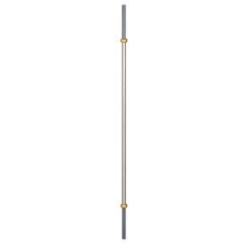 Barreau laiton inox bicolore 900 mm rond 14 mm intérieur