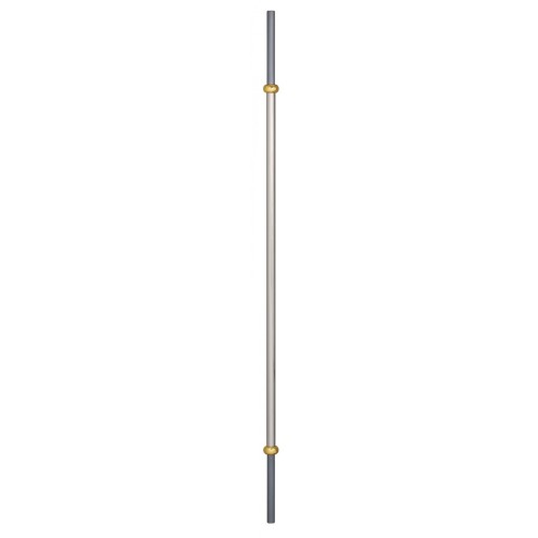 Barreau laiton inox bicolore 900 mm rond 14 mm intérieur