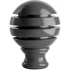 Tête de départ inox revêtement PVD Ø100 mm avec tige filetée M10