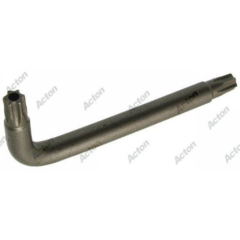 Clé Torx creuse avec téton central – pour vis inviolables M3 à M6, formats T10 à T30