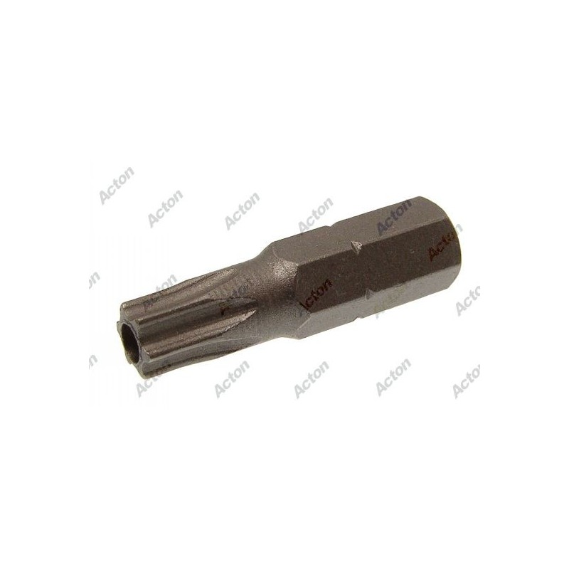 Embout Torx inviolable à téton central – T10 à T45, longueur 25/32 mm