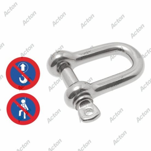 MANILLE DROITE À PITON À ŒIL – ACIER INOXYDABLE A4 – Ø4 À Ø25 MM - TECHNIQUE