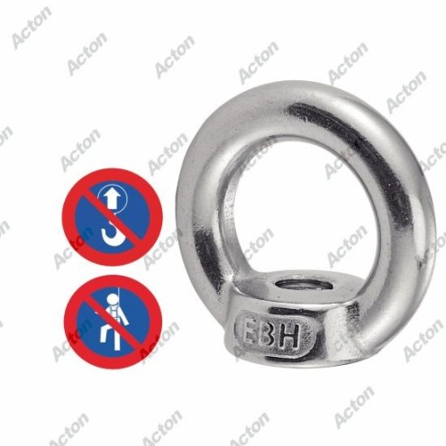 ÉCROUS À ANNEAU EN INOX A4 – TYPE DIN 582 – DE M6 À M20