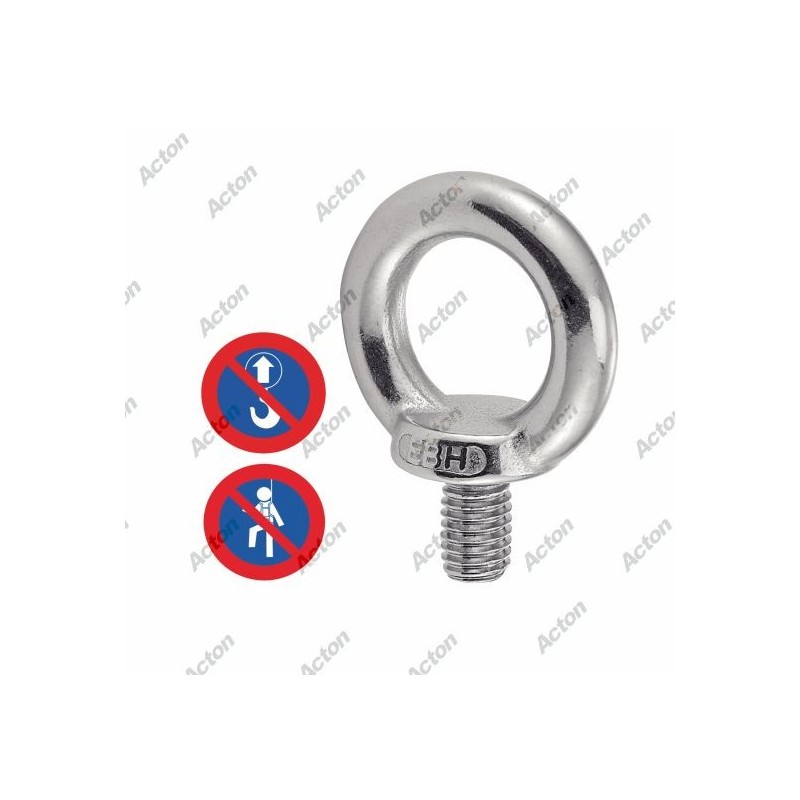 VIS À ANNEAU EN INOX A4 – TYPE DIN 580 – DE M6 À M24