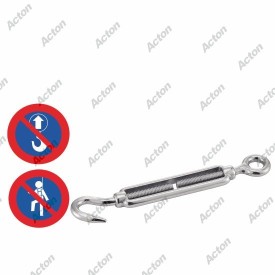 TENDEUR ŒIL-CROCHET EN INOX A4 – DE 5 MM À 20 MM