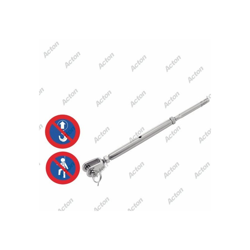 RIDOIR À CHAPE FIXE SOUDÉE + EMBOUT À SERTIR EN INOX A4 – DE 5 MM À 12 MM