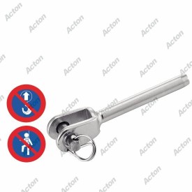 EMBOUT À CHAPE SOUDÉE À SERTIR EN INOX A4 – POUR CÂBLES DE 3 MM À 12 MM