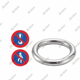 ANNEAU SOUDÉ INOX A4 – DE 3 MM À 10 MM