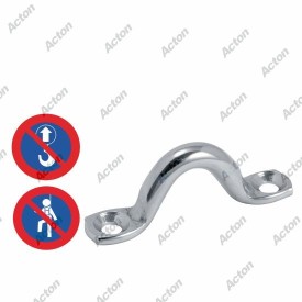 PONTET SECTION RONDE INOX A2 POUR FIXER Ø12 ET Ø16