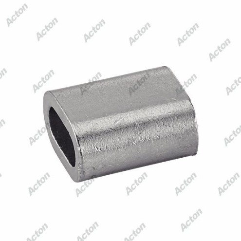 MANCHON À SERTIR CUIVRE NICKELÉ – POUR CÂBLE Ø2 À Ø10 MM