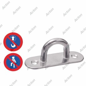 ANNEAU PLATINE ÉTROITE FIXATION CÂBLE INOX 304 316 M3591