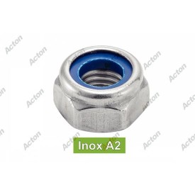 Écrou autofreiné inox A2 ou A4 – Sécurisation optimale pour toutes vos fixations