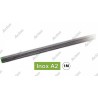 Tige filetée inox A2 DIN 976 – 1 mètre – pas métrique M5 à M36