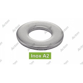 RONDELLE INOX A2 PLATE Z M L LL NFE 25514 M3 À M30 M7159