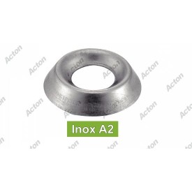 Rondelle cuvette en inox A2 – Ajustement parfait pour vis fraisage 90°