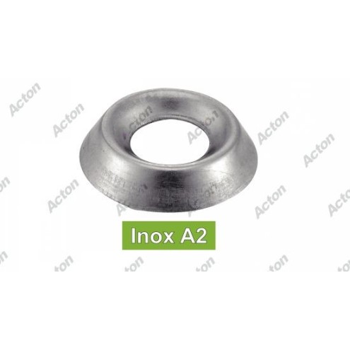 Rondelle cuvette en inox A2 – Ajustement parfait pour vis fraisage 90°