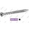 Vis terrasse inox AISI 410 – tête fraisée Torx TX25 – filetage partiel – usage bois extérieur