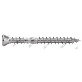 Vis inox terrasse TORX – double filet – AISI 410 ou A4 – tête fraisée crantée