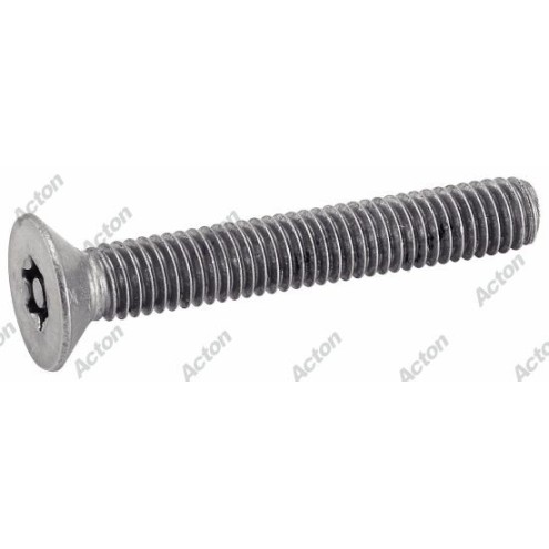 Vis inviolable à tête fraisée Torx à téton – inox A2 – DIN 7991 – M3 à M6