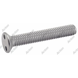 Vis inox A2 Snake Eyes – tête fraisée inviolable – double ergot – M3 à M6