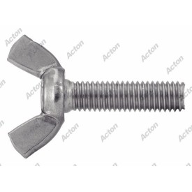 VIS À OREILLES INOX A2 – FORME AMÉRICAINE TYPE PAPILLON – DIN 316 – M4 À M10