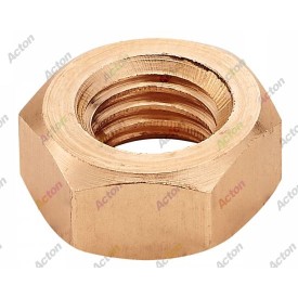 ÉCROU HEXAGONAL EN LAITON DIN 934 – DIAMÈTRES M2 À M30