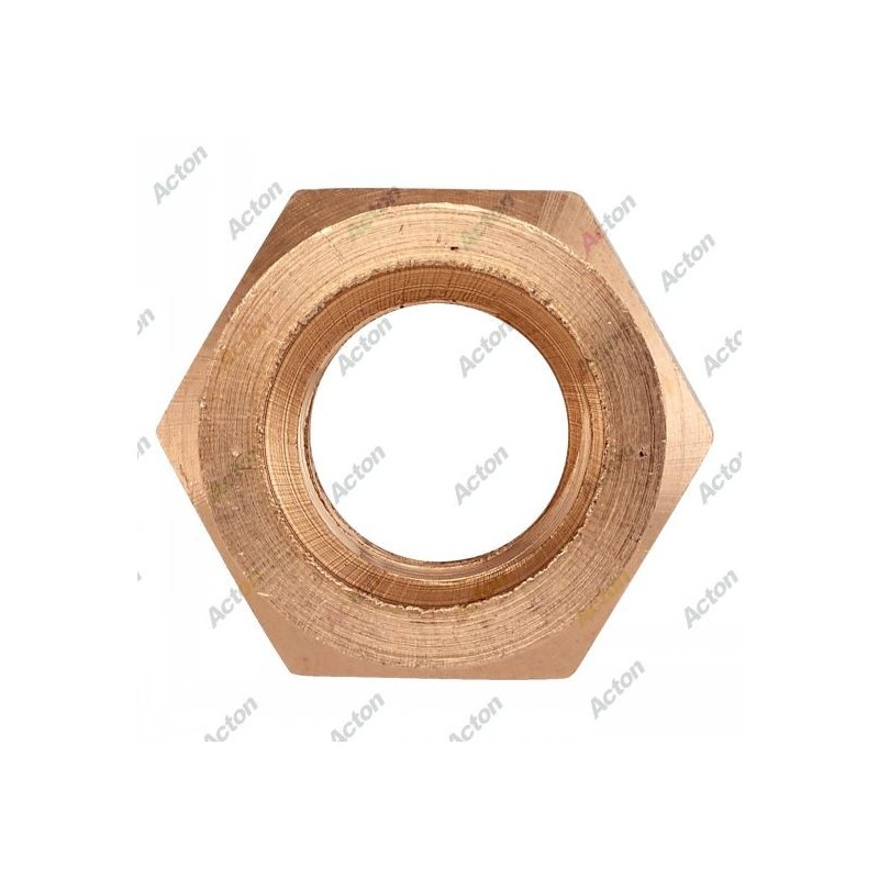 ÉCROU HEXAGONAL EN LAITON DIN 934 – DIAMÈTRES M2 À M30