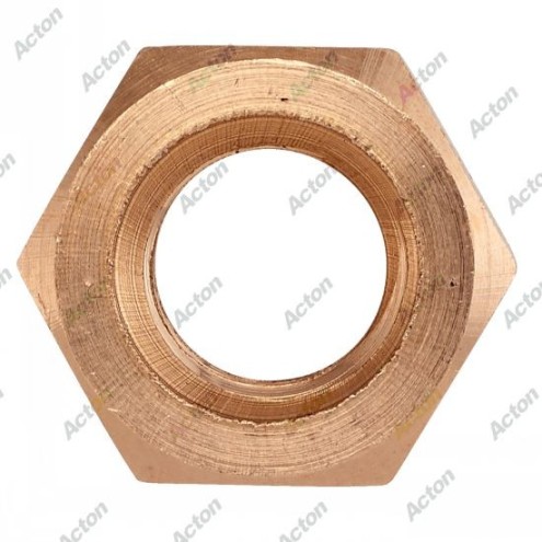 ÉCROU HEXAGONAL EN LAITON DIN 934 – DIAMÈTRES M2 À M30