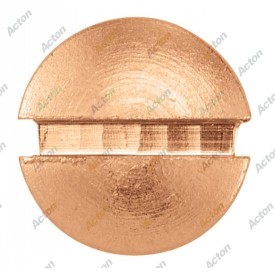 VIS BOIS LAITON DIN 95 TÊTE FRAISÉE BOMBÉE FENDUE – Ø2 À Ø5, LONGUEUR 12 À 60 MM