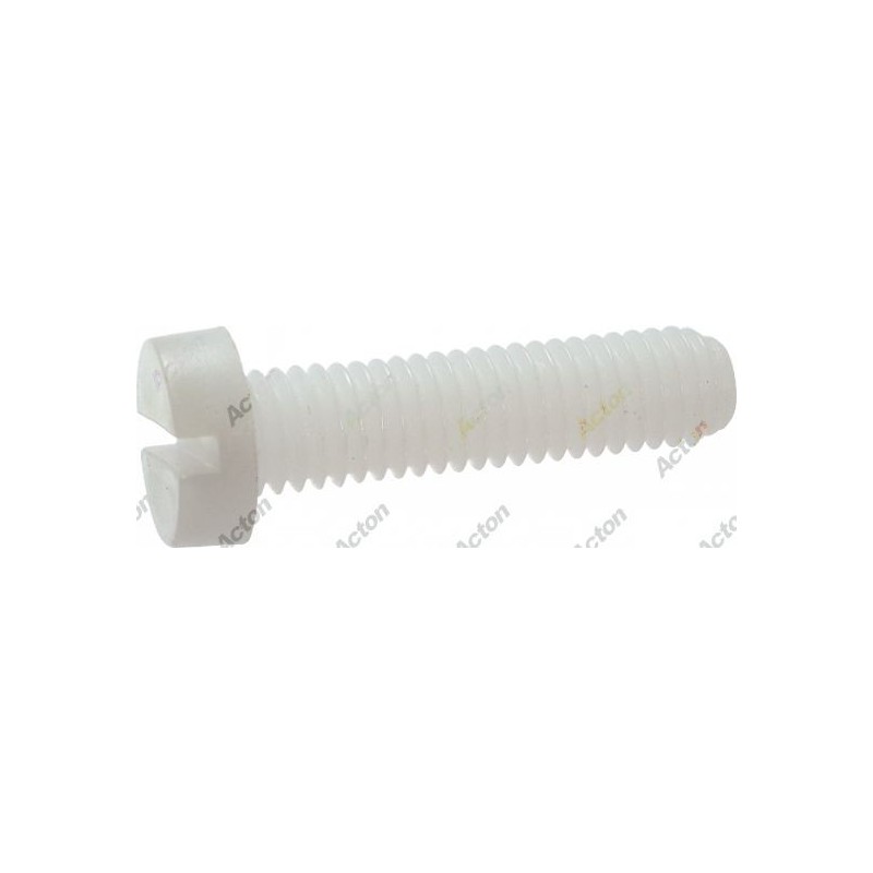 VIS TÊTE CYLINDRIQUE FENDUE EN NYLON 6.6 - TYPE DIN 84