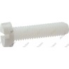 VIS TÊTE CYLINDRIQUE FENDUE EN NYLON 6.6 - TYPE DIN 84