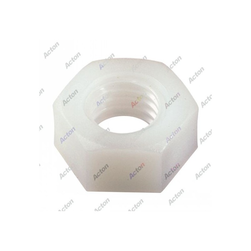 ÉCROUS HEXAGONAUX EN NYLON 6.6 - TYPE DIN 934