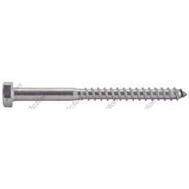 VIS À BOIS TÊTE HEXAGONALE INOX A2/A4 – TIREFOND DIN 571