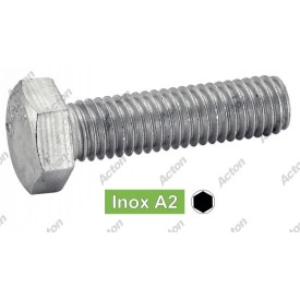 BOÎTE DE VIS TÊTE HEXAGONALE INOX A2 – FILETAGE TOTAL (DIN 933 - EN ISO 4017)
