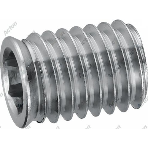 INSERT FILETÉ POUR BOIS- 6 PANS - INOX A4