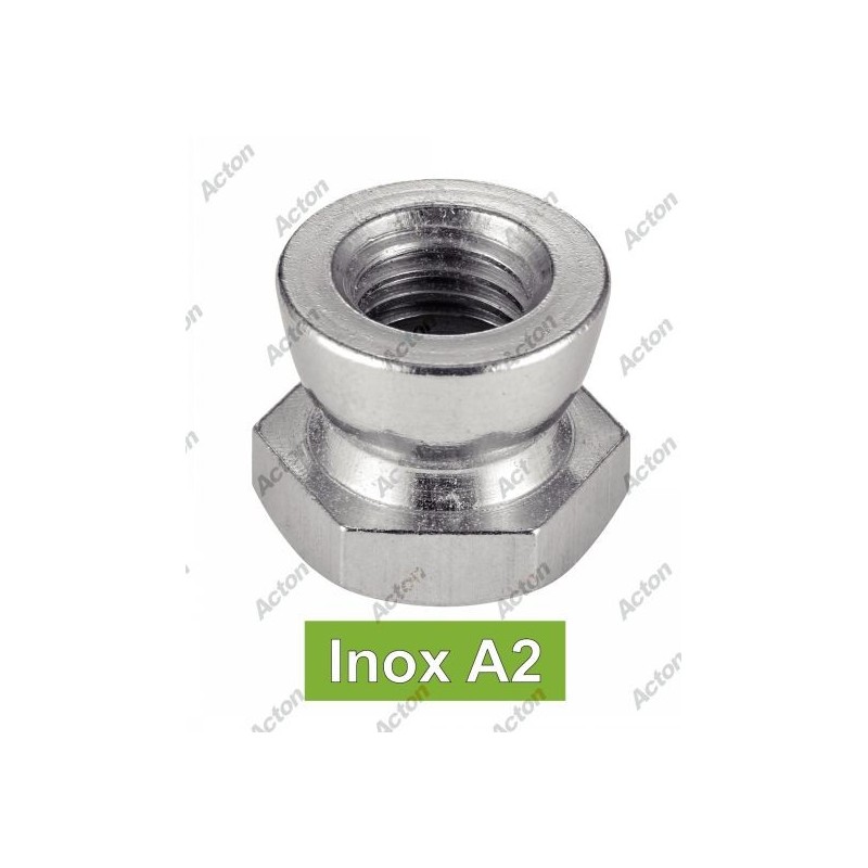 ÉCROUS INVIOLABLES AUTOCASSANTS INOX A2 – M5 À M16 – SÉCURITÉ ANTIVANDALISME