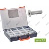 COFFRET VIS MÉTAL TÊTE FRAISÉE SIX PANS CREUX INOX A2/A4 – 1240 PIÈCES