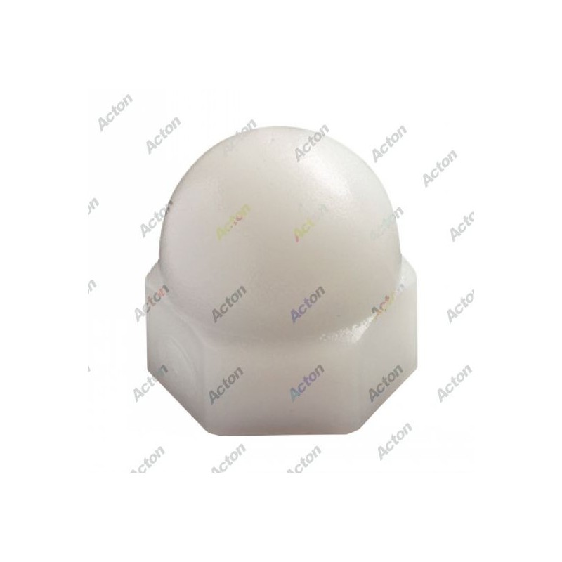 ÉCROUS BORGNES NYLON 6.6 – TYPE DIN 1587 – FILETAGE M4 À M12