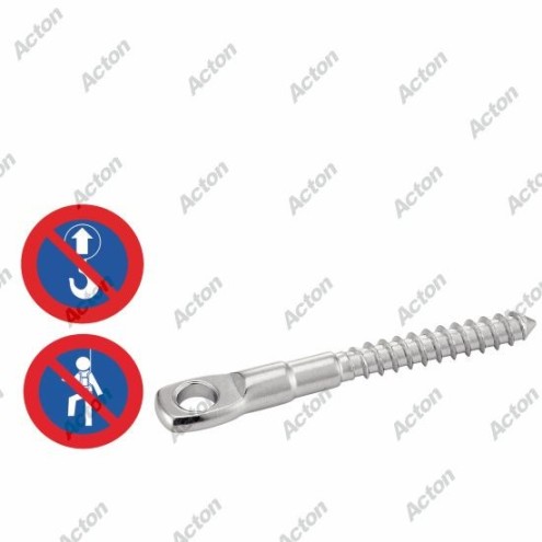 VIS À ŒIL FILETAGE BOIS INOX A4 – FIXATION LÉGÈRE EN EXTÉRIEUR