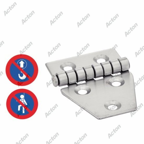 CHARNIÈRE TYPE C – INOX A2 – 55 X 40 MM – USAGE FIXATION