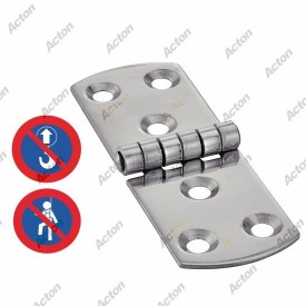 CHARNIÈRE TYPE E – INOX A2 – USAGE FIXATION